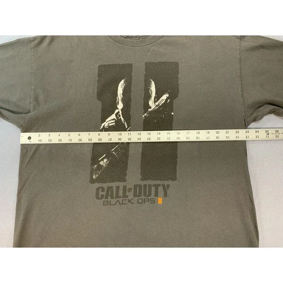 Call Of Duty Black Ops 2 T-Shirt Grey Size XL 2012 PROMO TEE - Picture 6 of 6
